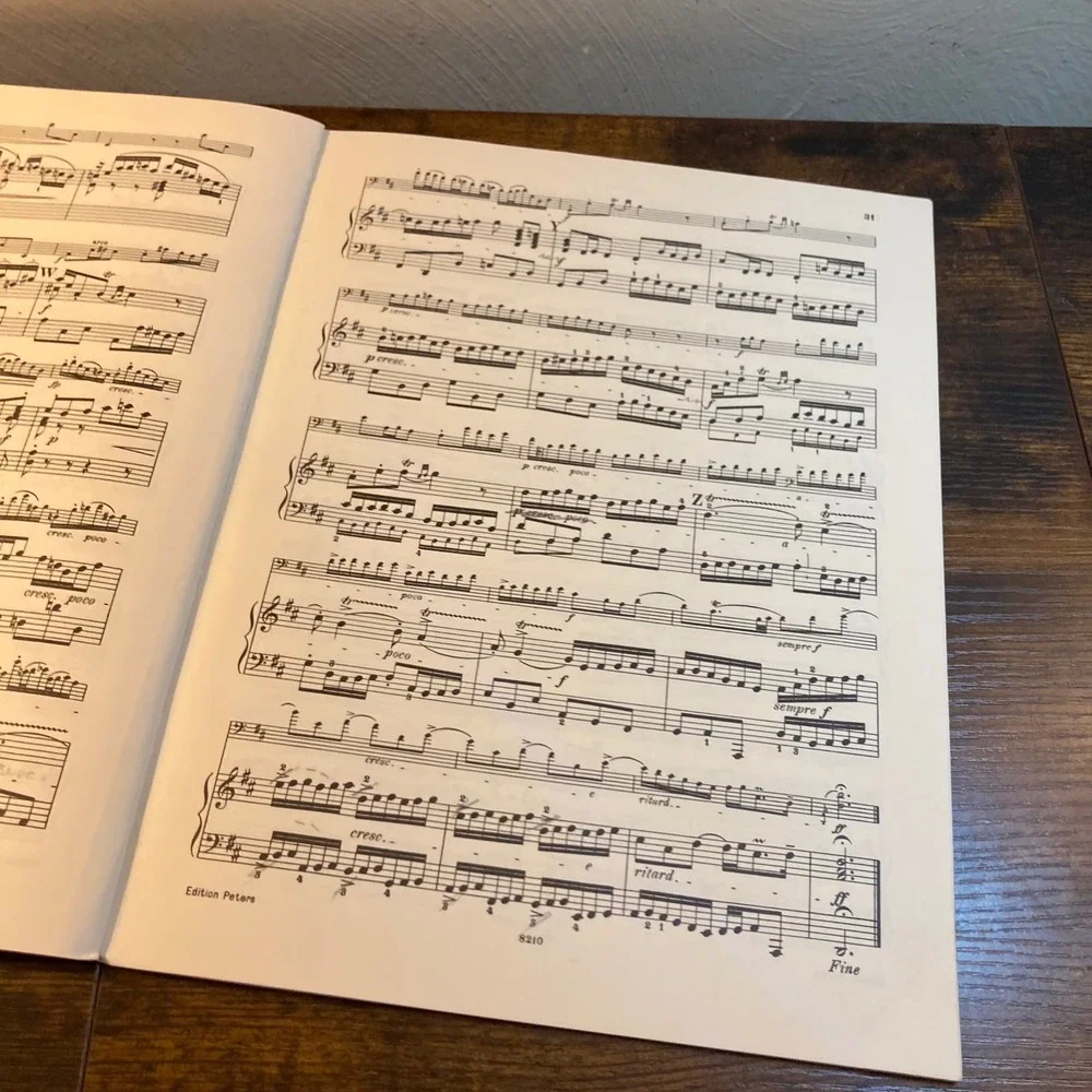 Bach Drei Sonaten Cello Piano Sheet Music Edition Peters 239 Grutzmacher